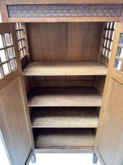 Arts & Crafts Armoire or Bookcase In the style of Architect Lauweriks, 1890s